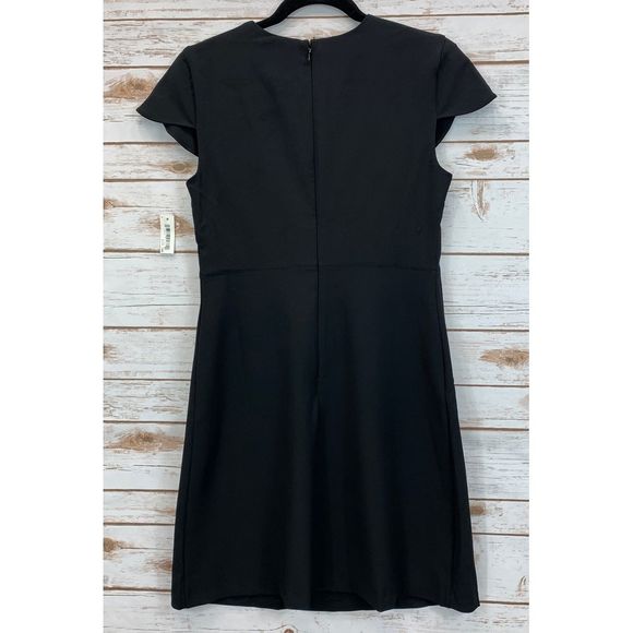 2-Lark & Ro Cap Sleeve & Sheath Black Dresses - Picture 7 of 8